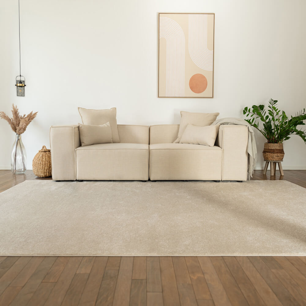 Home Deluxe Modulares Sofa VERONA S - 240 x 120 cm Beige