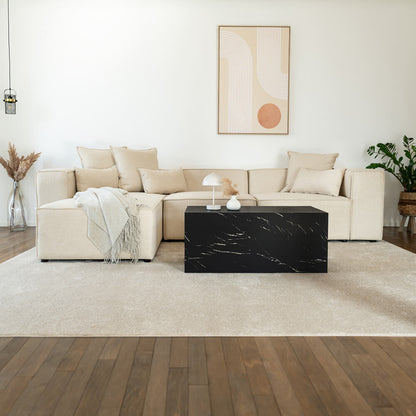 Home Deluxe Modulares Sofa VERONA L - 327 x 207 cm Beige