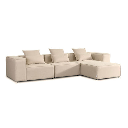 Home Deluxe Modulares Sofa VERONA L - 327 x 207 cm Beige