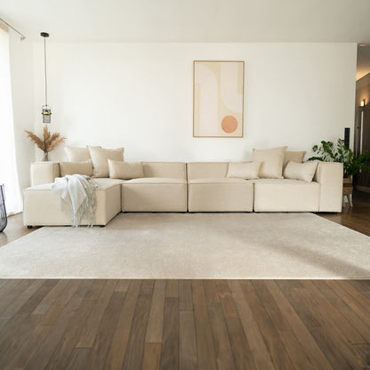 Home Deluxe Modulares Sofa VERONA XL - 414 x 207 cm Beige