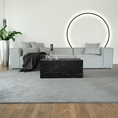 Home Deluxe Modulares Sofa VERONA M - 327 x 120 cm Hellgrau