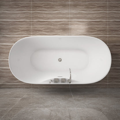 Home Deluxe Badewanne mit Armatur LENI - 170 x 80 cm