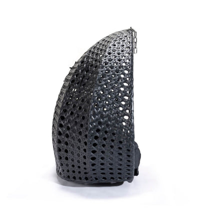 Home Deluxe Polyrattan Hängesessel nur Korb und Kissen TWIN - Schwarz