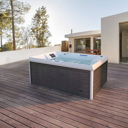 Home Deluxe Outdoor Whirlpool STREAM PURE 211 x 156 cm für 3 Personen