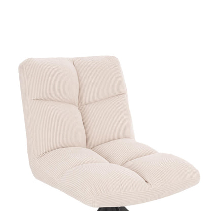 Home Deluxe Esszimmerstuhl drehbar CordNODA – 8er Set Creme