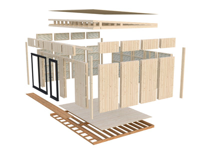 Palmako Johanna 19,4 m2 - Naturbelassen