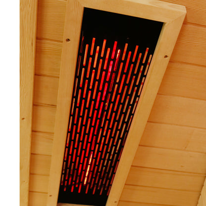 Dewello Infrarotkabine PALERMO 135x120 Vollspektrum bei TroniTechnik