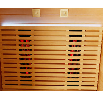 Dewello Infrarotkabine PALERMO 135x120 Vollspektrum bei TroniTechnik