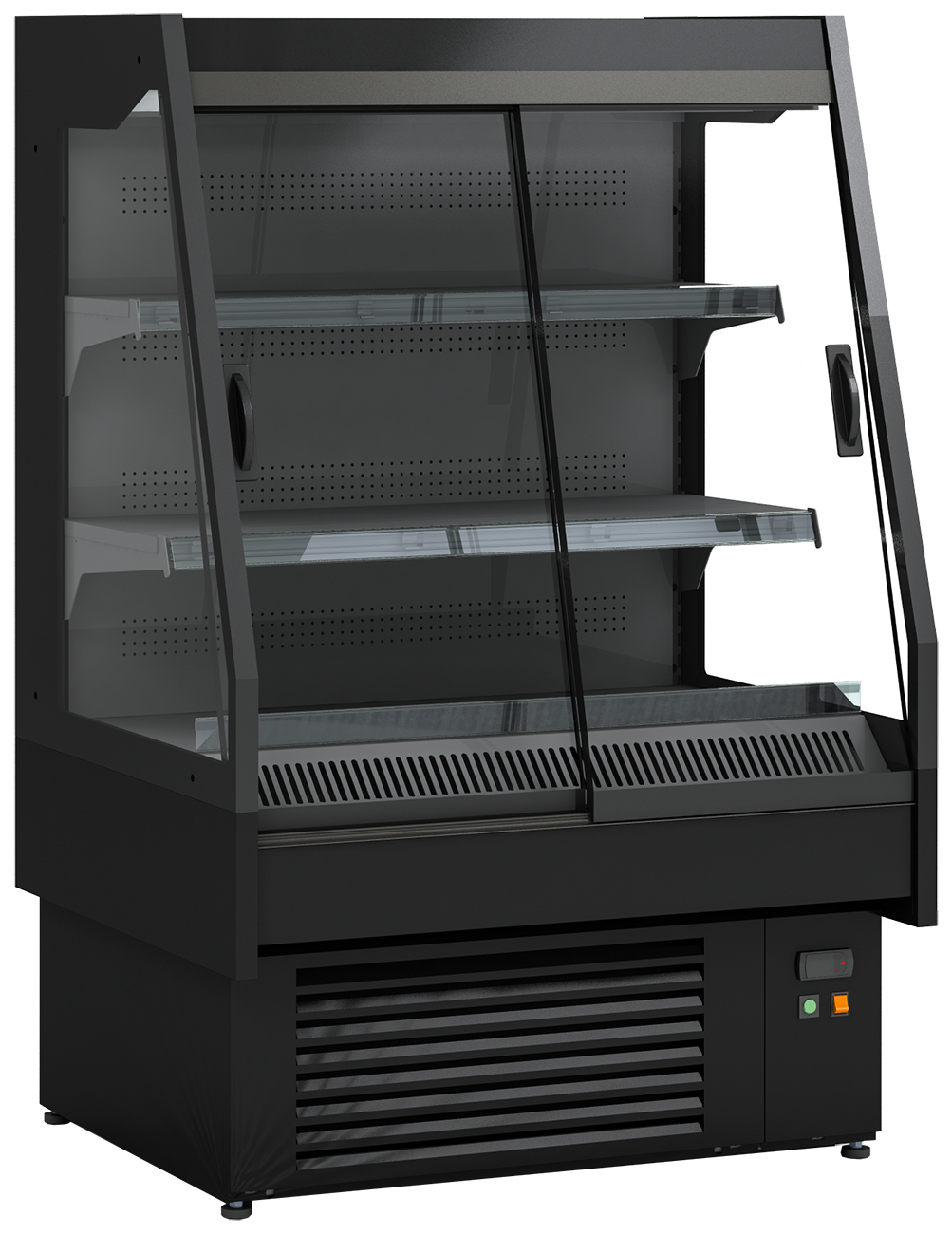 KBS Gastrotechnik Wandkühlregal Maple 100 mit Schiebetüren