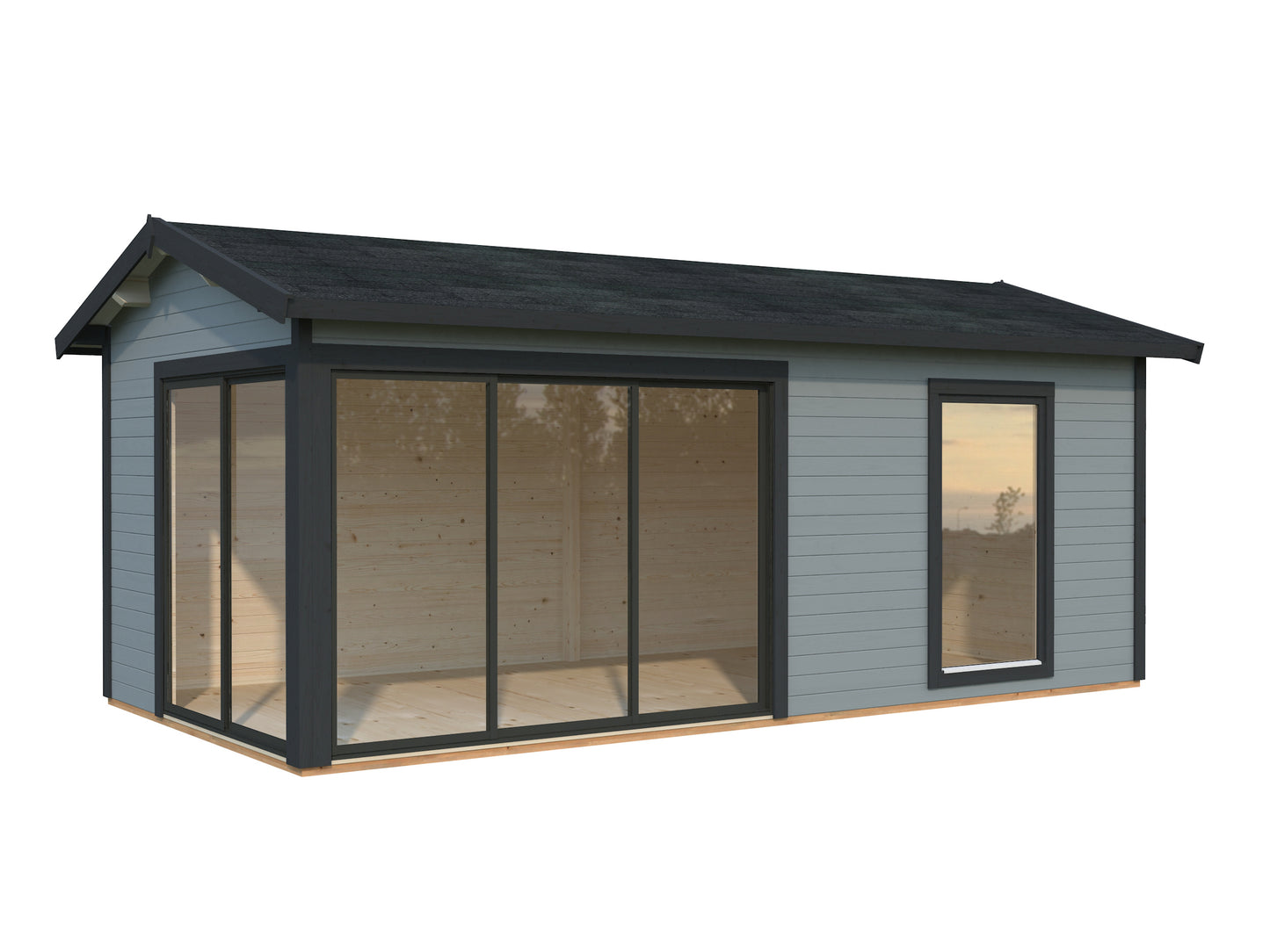 Palmako Amanda 17,1 m2 Slide - Naturbelassen