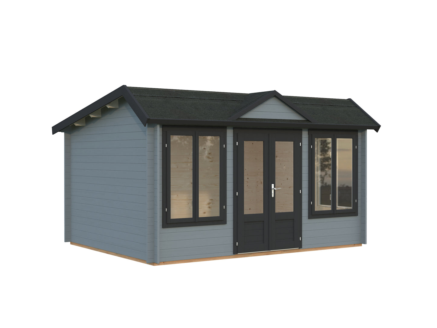 Palmako Claudia Pent 11,5 m2 - Grau tauchgrundiert