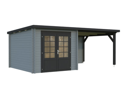 Palmako Ella 6,9+8,2 m2 - Transparent tauchgrundiert