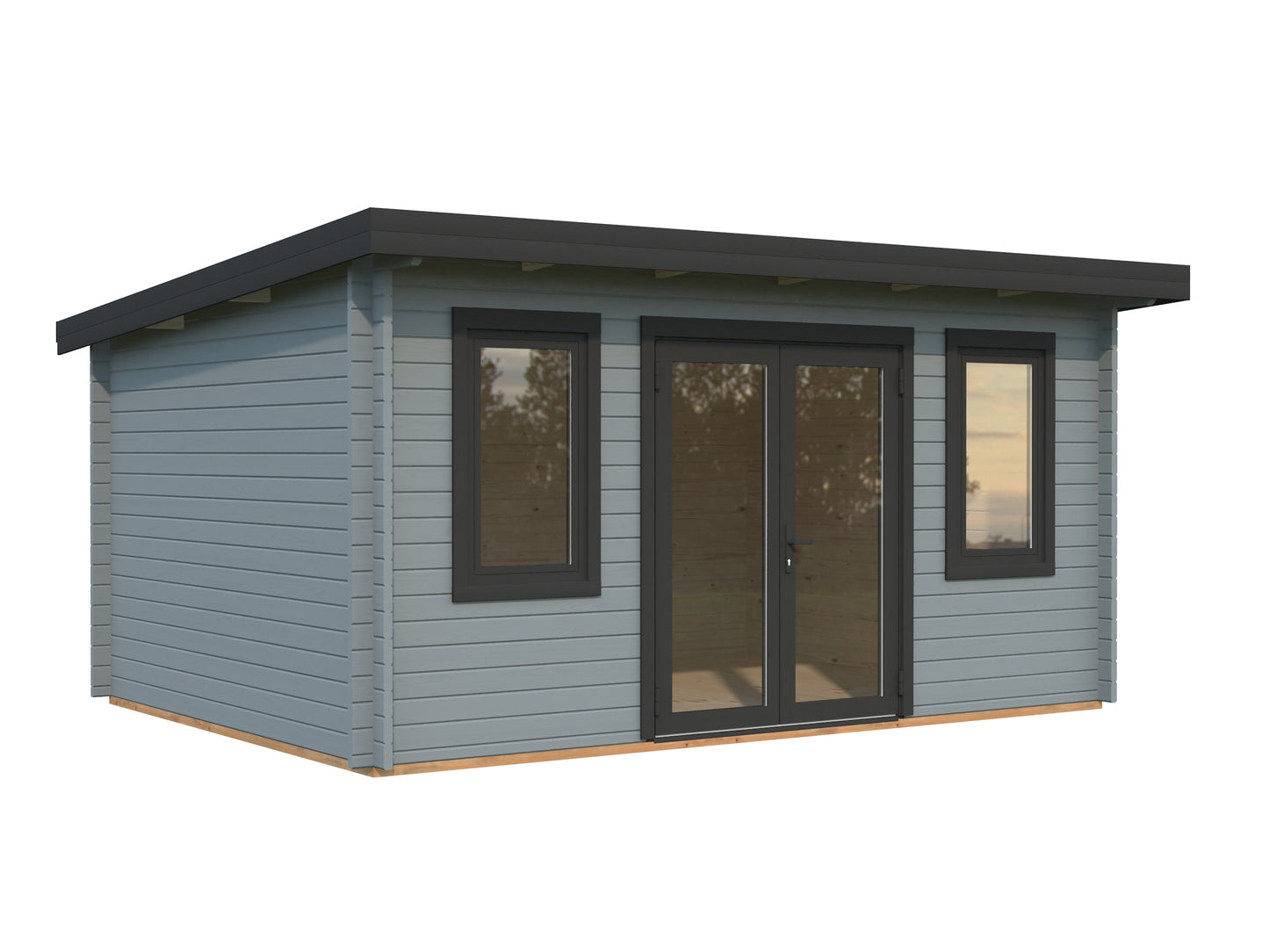 Palmako Lisandra 14,2 m2 - Hellbraun tauchgrundiert