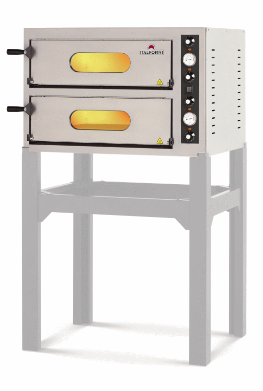 KBS Gastrotechnik Pizzaofen Compact 4 für 4+4 Pizzen ø32cm elektro 9 kW