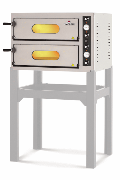 KBS Gastrotechnik Pizzaofen Compact 4 für 4+4 Pizzen ø32cm elektro 9 kW