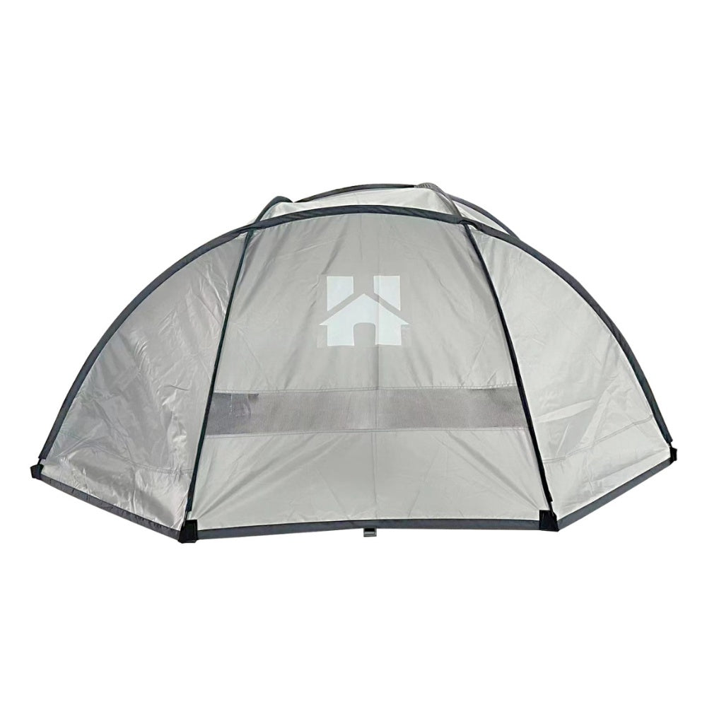 Home Deluxe Outdoor Whirlpool DROP inkl. Kissen, Getränkehalter und Sonnendach - ⌀185 cm Schwarz