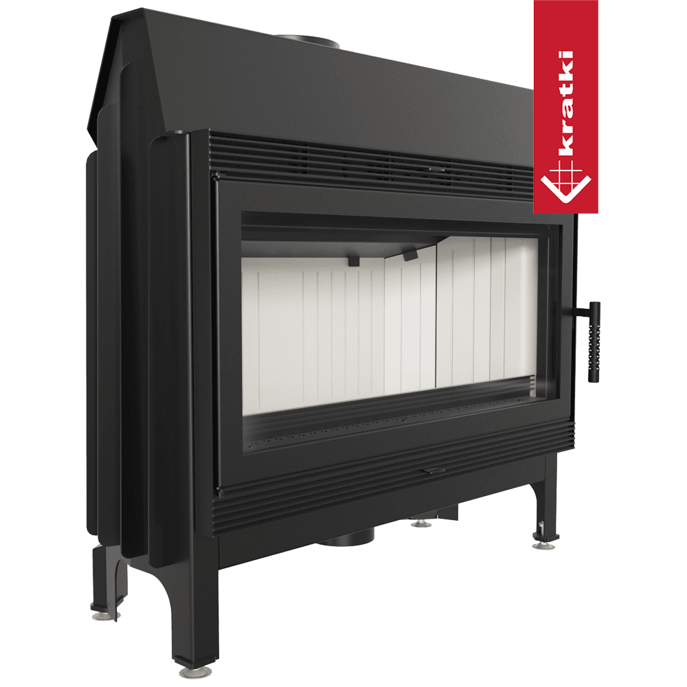 Kratki Kamineinsatz aus Stahl KRATKI BLANKA 16 kW Ø 200