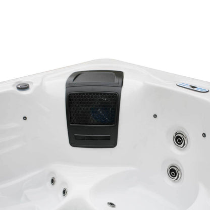 Home Deluxe Outdoor Whirlpool SUNSET PURE - 220 x 156 cm für 3 Personen