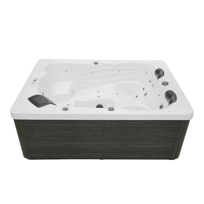 Home Deluxe Outdoor Whirlpool SUNSET PURE - 220 x 156 cm für 3 Personen