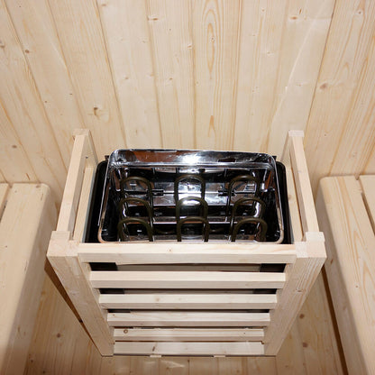 Home Deluxe Outdoor Sauna CUBE DELUXE L - 184 x 220 cm für 4 Personen