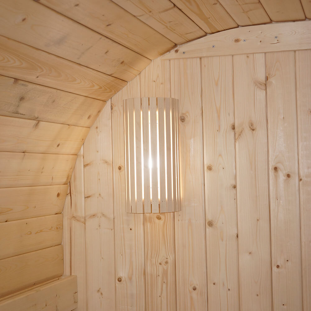 Home Deluxe Outdoor Sauna CUBE M - 184 x 120 cm für 2 Personen