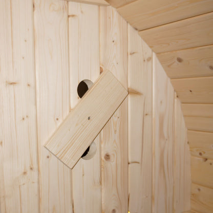 Home Deluxe Outdoor Sauna CUBE L - 184 x 180 cm für 4 Personen