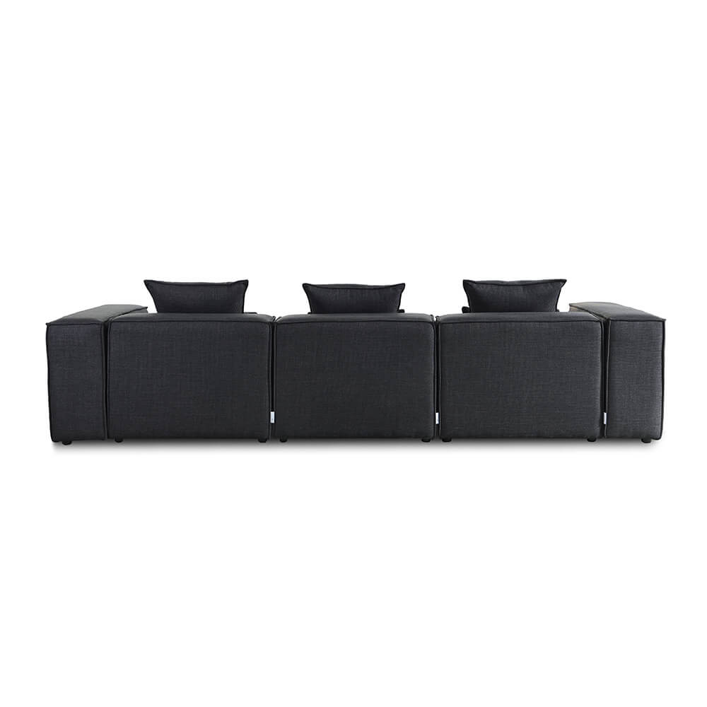 Home Deluxe Modulares Sofa VERONA M - 327 x 120 cm Anthrazit