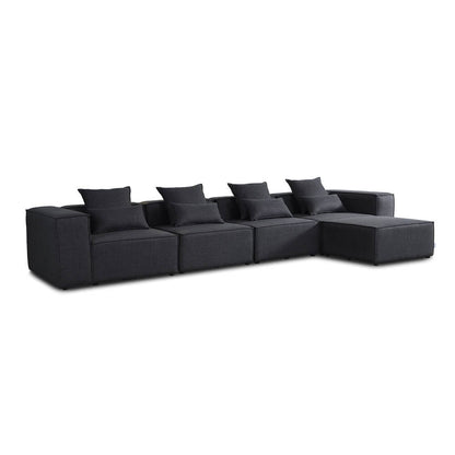 Home Deluxe Modulares Sofa VERONA XL - 414 x 207 cm Anthrazit