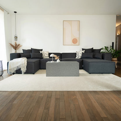 Home Deluxe Modulares Sofa VERONA XXL - 414 x 207 cm Anthrazit