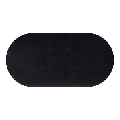 Home Deluxe Essgruppe Oval Ausziehbar inkl. Sternfuß - 160 x 100 cm Dark Oak 8 Stühle Anthrazit