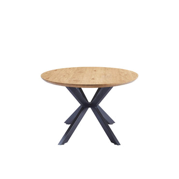 Home Deluxe Esstisch Oval AVENTIS inkl. Sternfuß - 200 x 120 cm Light Oak
