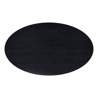 Home Deluxe Esstisch Oval AVENTIS inkl. Sternfuß - 200 x 120 cm Dark Oak