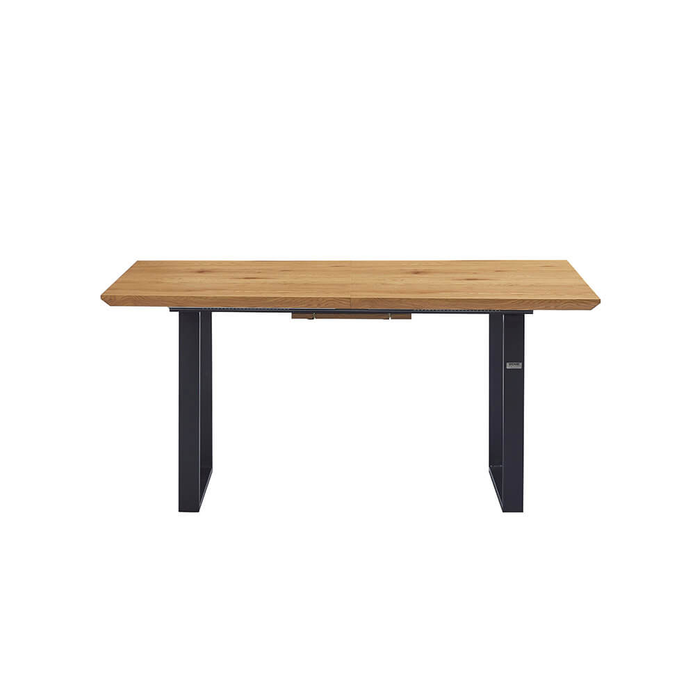 Home Deluxe Esstisch Eckig Ausziehbar AVENCIA inkl. U-Fuß - 160-200 x 100 cm Light Oak