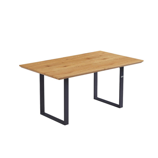 Home Deluxe Esstisch Eckig Ausziehbar AVENCIA inkl. U-Fuß - 160-200 x 100 cm Light Oak