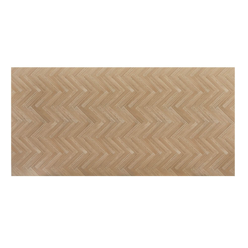 Home Deluxe Esstisch Eckig AVENCIA inkl. Sternfuß -160 x 100 cm Fishbone Oak