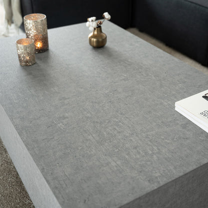 Home Deluxe Couchtisch Marmor AMIRI XXL - 120 x 80 cm Grau
