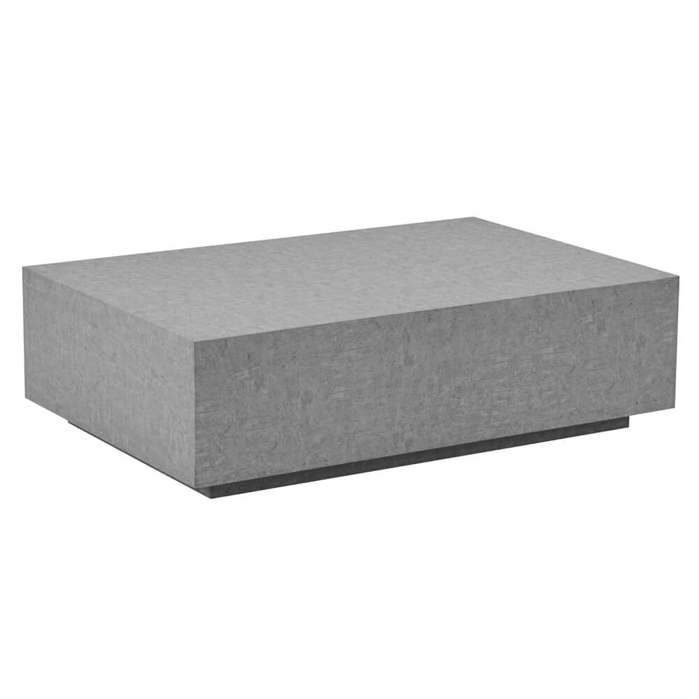 Home Deluxe Couchtisch Marmor AMIRI XXL - 120 x 80 cm Grau