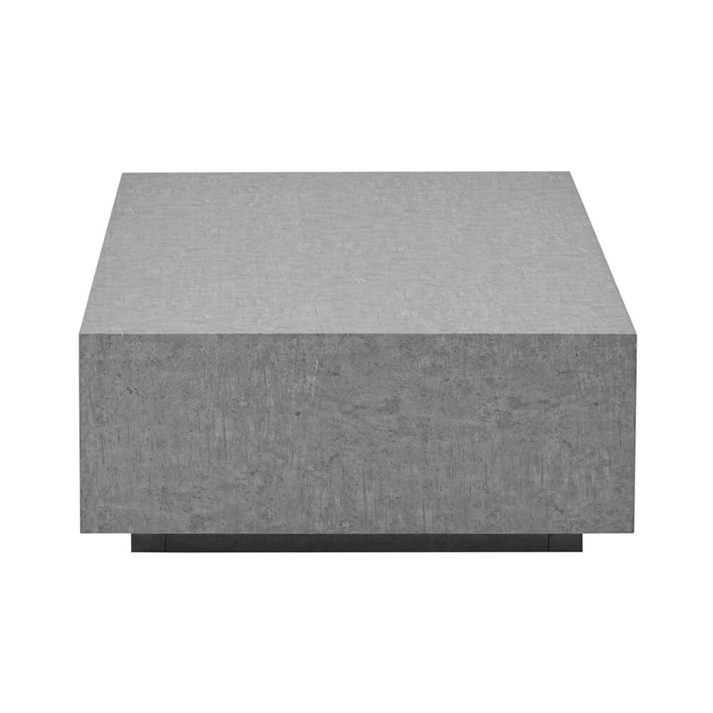 Home Deluxe Couchtisch Marmor AMIRI XXL - 120 x 80 cm Grau