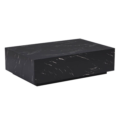 Home Deluxe Couchtisch Marmor AMIRI XXL - 120 x 80 cm Schwarz