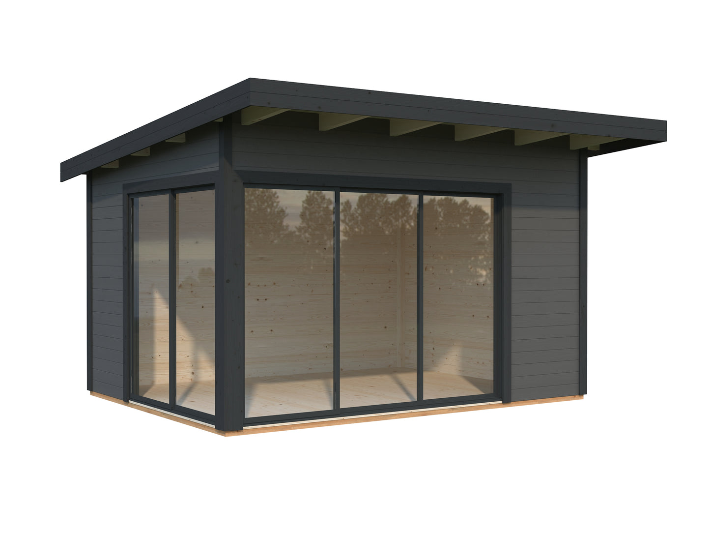 Palmako Andrea 11,2 m2 Slide - Naturbelassen