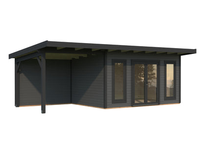 Palmako Aurelia 12,7+7,9 m2 - Naturbelassen