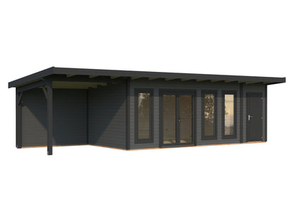 Palmako Aurelia 19,2+7,9 m2 - Grau tauchgrundiert
