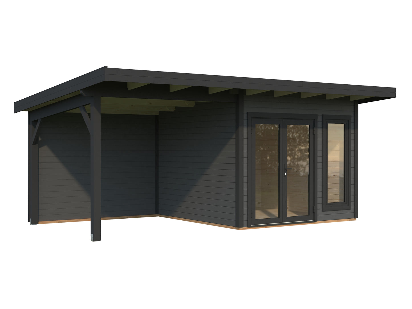 Palmako Aurelia 8,4+7,9 m2 - Transparent tauchgrundiert