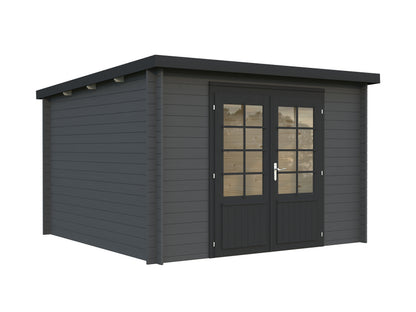 Palmako Ella 8,7 m2 - Grau tauchgrundiert
