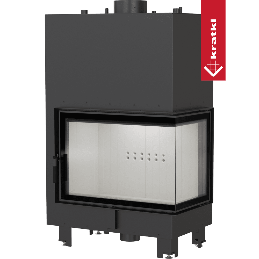 Kratki Wasserführender Kamineinsatz KRATKI MBA rechts 17 kW Ø 200