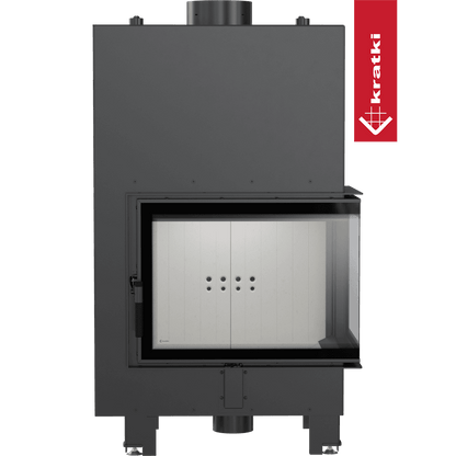 Kratki Wasserführender Kamineinsatz KRATKI MBZ rechts 13 kW Ø 200