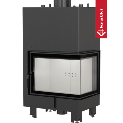 Kratki Wasserführender Kamineinsatz KRATKI MBZ rechts 13 kW Ø 200