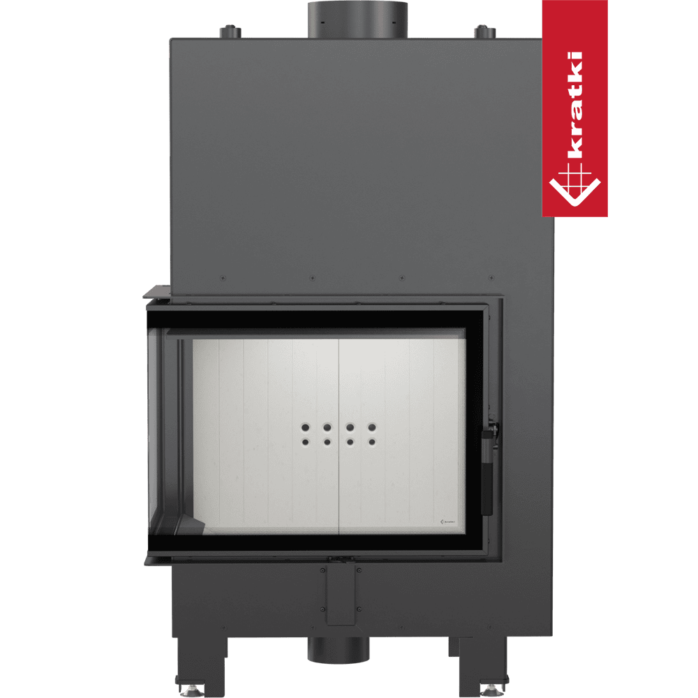 Kratki Wasserführender Kamineinsatz KRATKI MBZ links 13 kW Ø 200