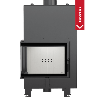 Kratki Wasserführender Kamineinsatz KRATKI MBZ links 13 kW Ø 200