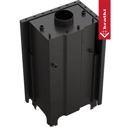 Kratki Wasserführender Kamineinsatz KRATKI MBZ links 13 kW Ø 200